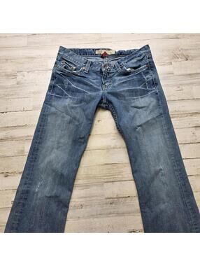 BKE Stella LOW RISE Bootcut Jeans Womens 28x35.5 (*34") Stretch